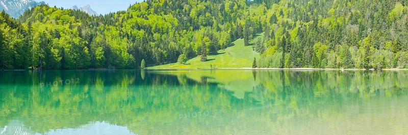 Alatsee, Ostallgäu, Allgäu, Swabia, Bavaria, Germany, Europe