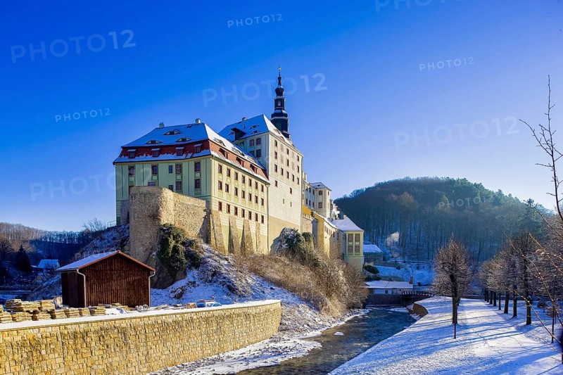 Weesenstein Castle in Winter