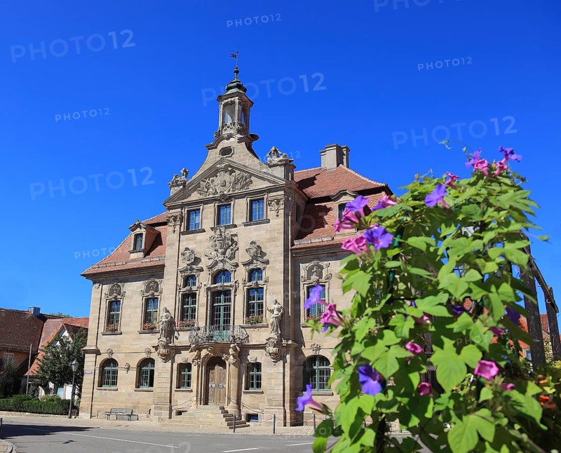 Germany, Middle Franconia, town of Ellingen, the town hall, Europe