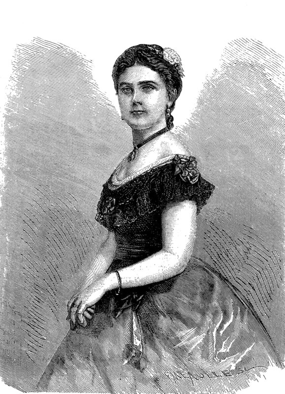 Minnie Hauk, real name Amalia Mignon Hauck (16 November 1851) (6 February 1929) was an American opera singer, Historic, digitally restored reproduction of an original 19th century master, exact original date unknown