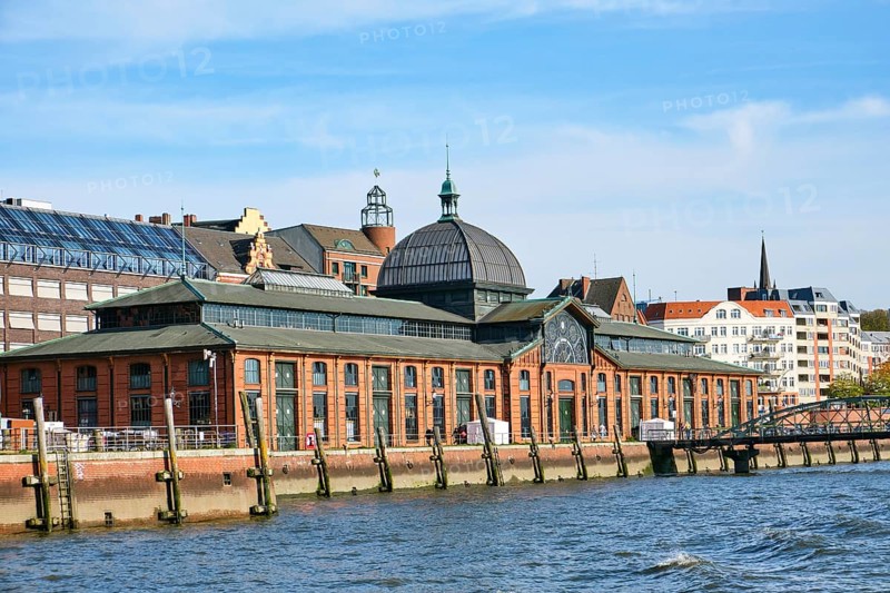 Altona Fish Auction Hall, Hamburg, Land Hamburg, Germany, Europe