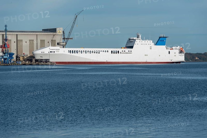Ferry Tennor Ocean, launched in 2022, Flensburg, Schleswig-Holstein, Germany, Europe