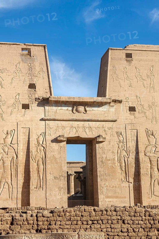 Temple of Edfu, Horus Temple, Edfu, Egypt, Africa