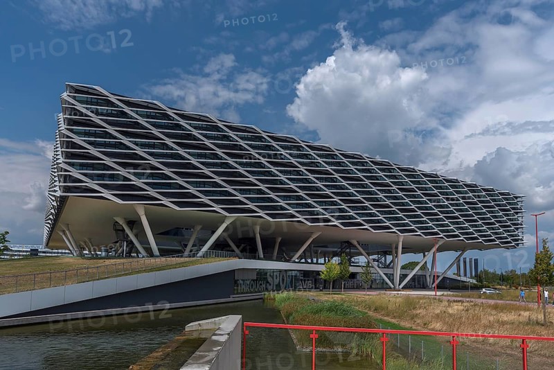 Modern Adidas administration building, Herzogenaurach, Middle Franconia, Bavaria, Germany, Europe