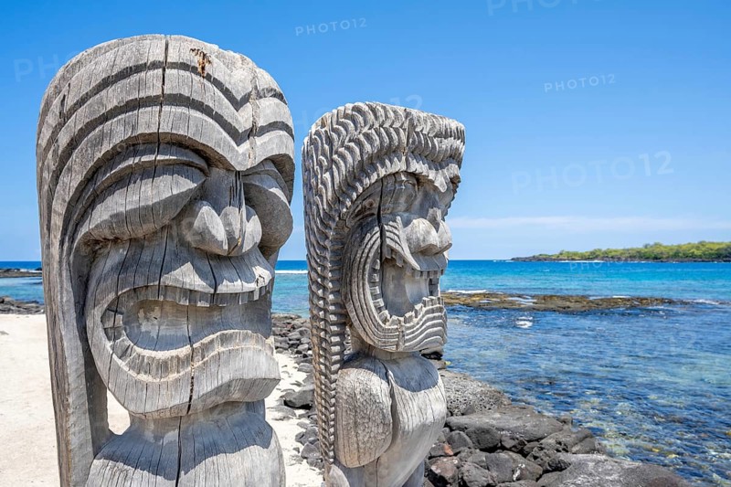 Pu'uhonua O Honaunau National Historical Park, Big Island, Hawaii, USA, North America