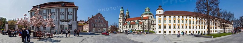 Residenzplatz Kempten Panorama Germany