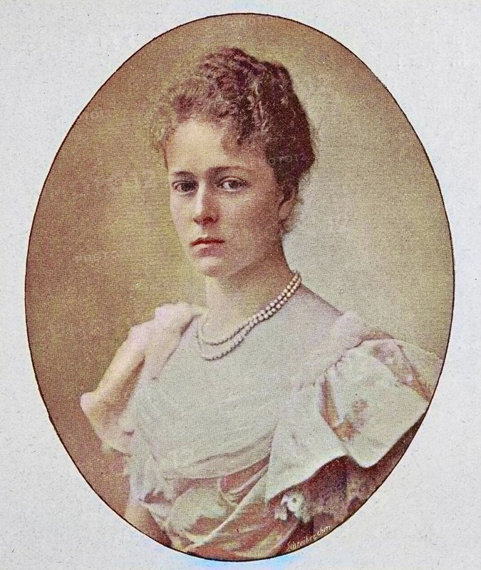 Duchess Sophie Charlotte Augustine in Bavaria, 1847-1897, born Princess in Bavaria and married Duchess of Alencon, Historical, digital reproduction of a 19th century original, original date unknown