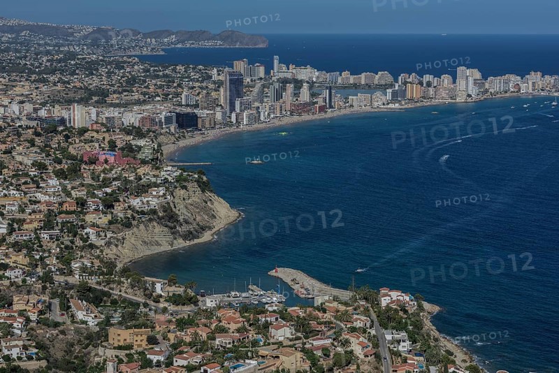 View of Calp, Alicante, Costa Blanca, Spain, Europe