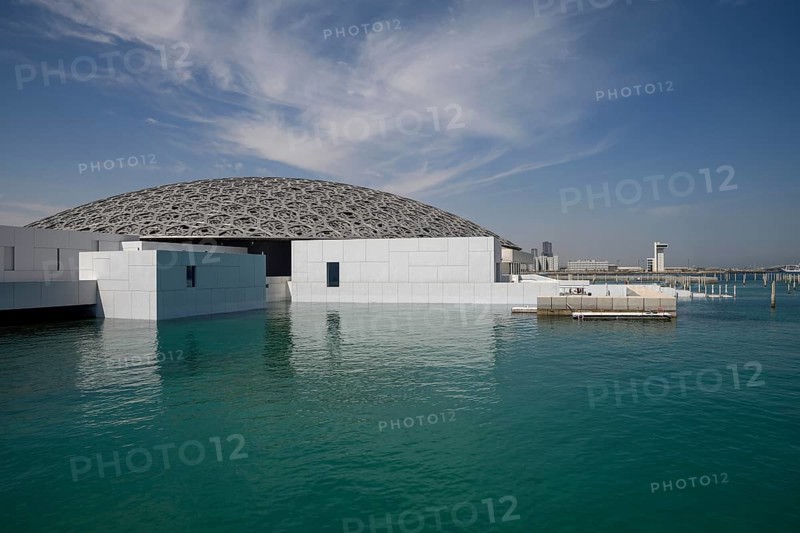 Louvre Abu Dhabi, Architect Jean Nouvel, Saadiyat Island, Abu Dhabi, United Arab Emirates, Asia