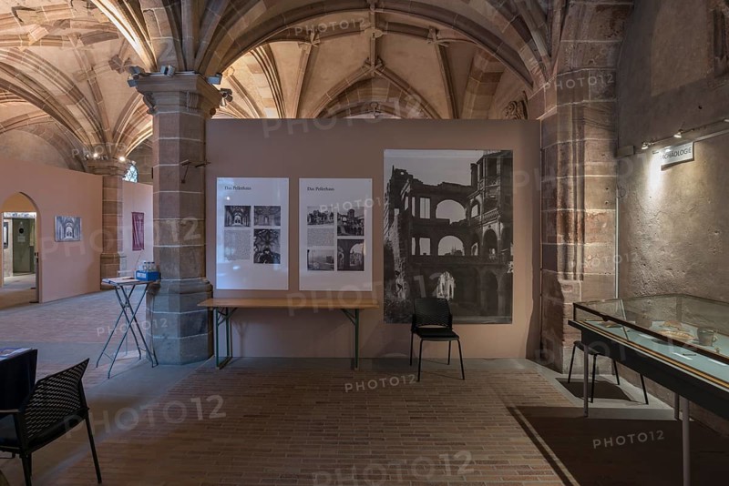 Pellerhaus Entrance Hall, 50 Years Old Town Friends of Nuremberg, Documentation, Egidienplatz, Nuremberg, Middle Franconia, Bavaria, Germany, Europe