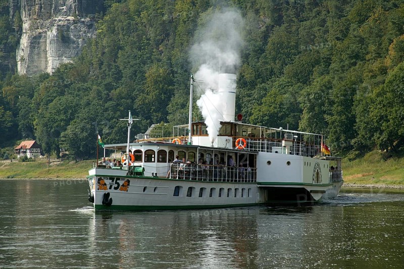 Elbe steamers in Saxon Switzerland