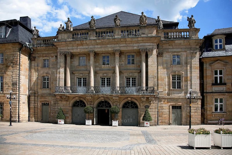 Margravial Opera House in Bayreuth, 18th century theatre building, Upper Franconia, Bavaria, Germany, Unesco World Heritage Site, Europe