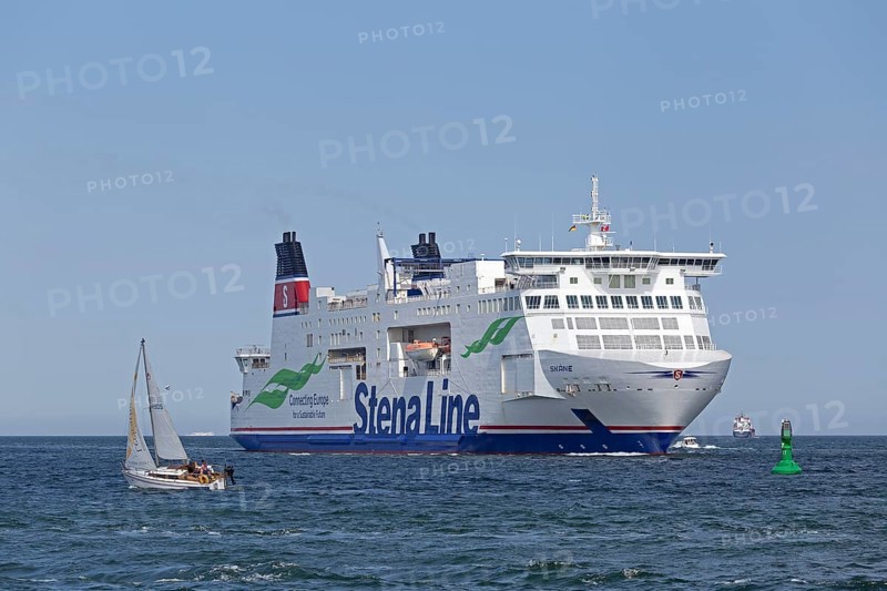 Stena Line Ferry, Baltic Sea, Hanse Sail, Warnemünde, Rostock, Mecklenburg-Vorpommern, Germany, Europe