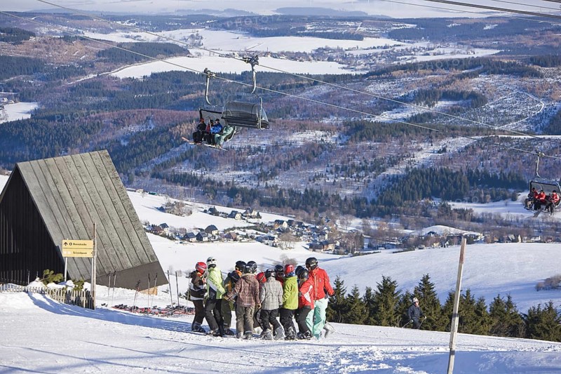 Ski school for children in Oberwiesenthal