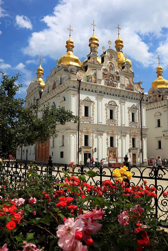The Uspensky Cathedral, part of the monastery complex of the Kiev Cave Monastery, Holy Mary of the Assumption Monastery, Pecherskaya Lavra, Kiev, Ukraine, Europe