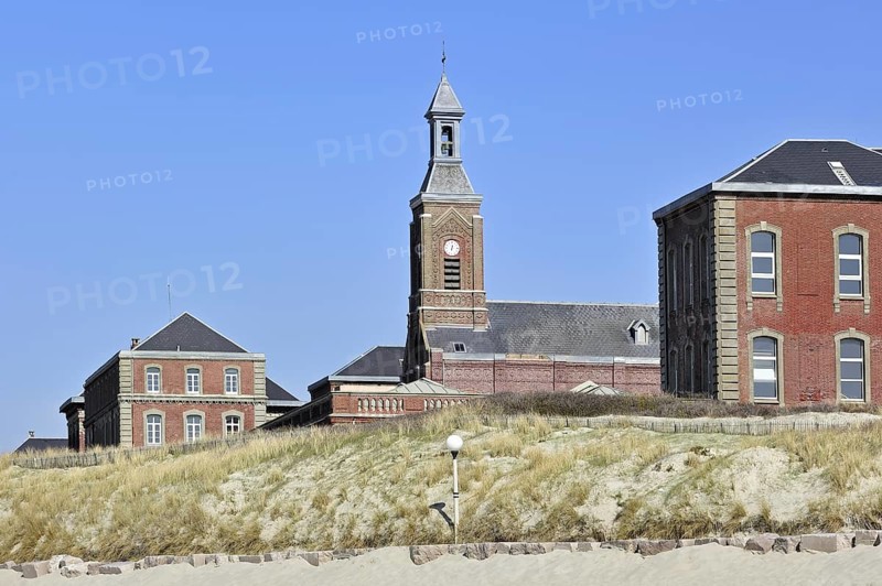 The sanatorium L'Hôpital maritime de Berck to treat tuberculosis at Berck-sur-Mer, Côte d'Opale, Opal Coast, France, Europe