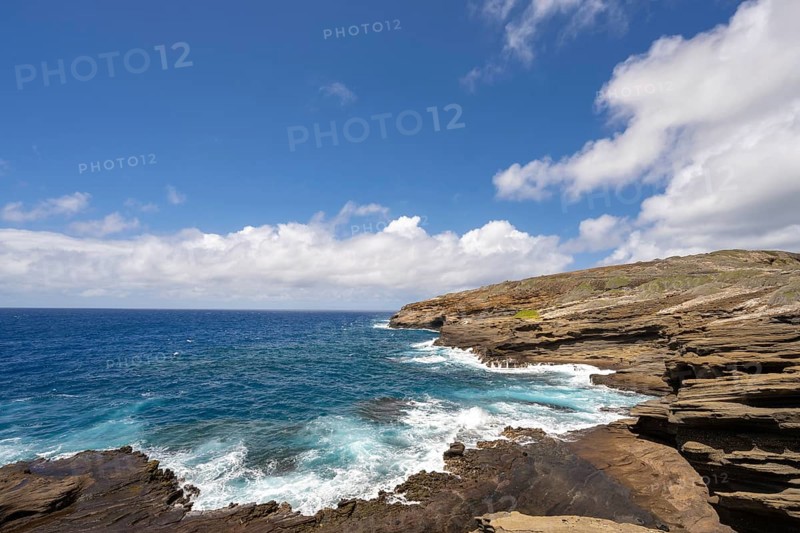 Lanai Lookout, Kalanianaole Highway, Oahu, Hawaii, USA, North America