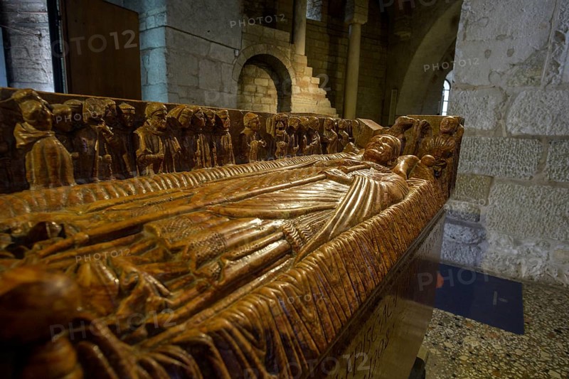 Funerary monument to Berardo Maggi in the old cathedral, Brescia, Province of Brescia, Italy, Europe
