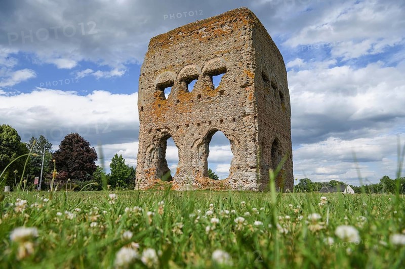Temple of Janus, first century tower, Autun, Département Saône-et-Loire, Region Bourgogne-Franche-Comté, Burgundy, France, Europe