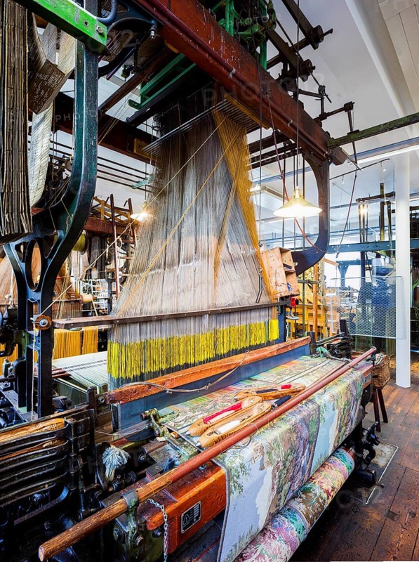 DEU Saxony Hohenstein-Ernstthal (© Sylvio Dittrich +49 1772156417) Textile and Racing Museum Hohenstein-Ernstthal, Jacquard loom The museum shows the history of racing and the development of the textile industry in Hohenstein-Ernstthal in permanent exhibitions