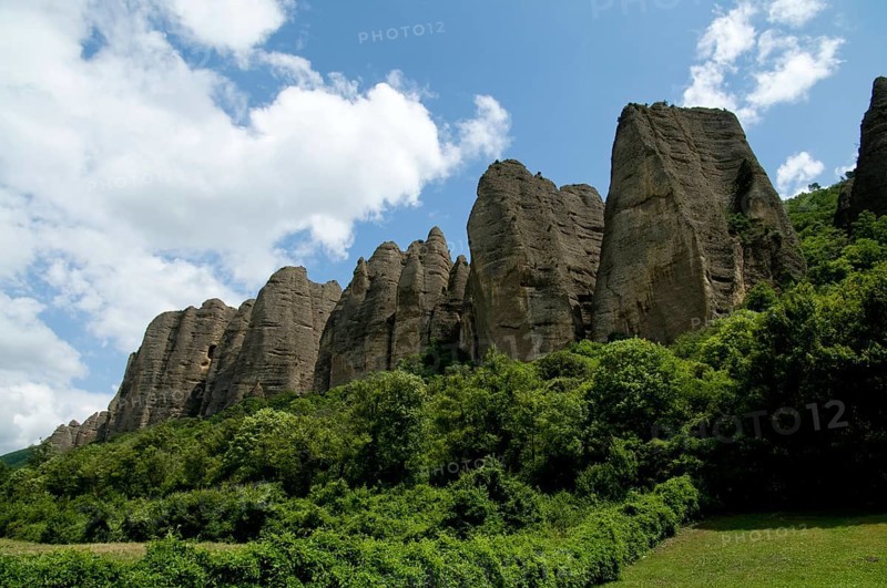 Rock Formation Penitents, Les Mées, Provence, France, Europe