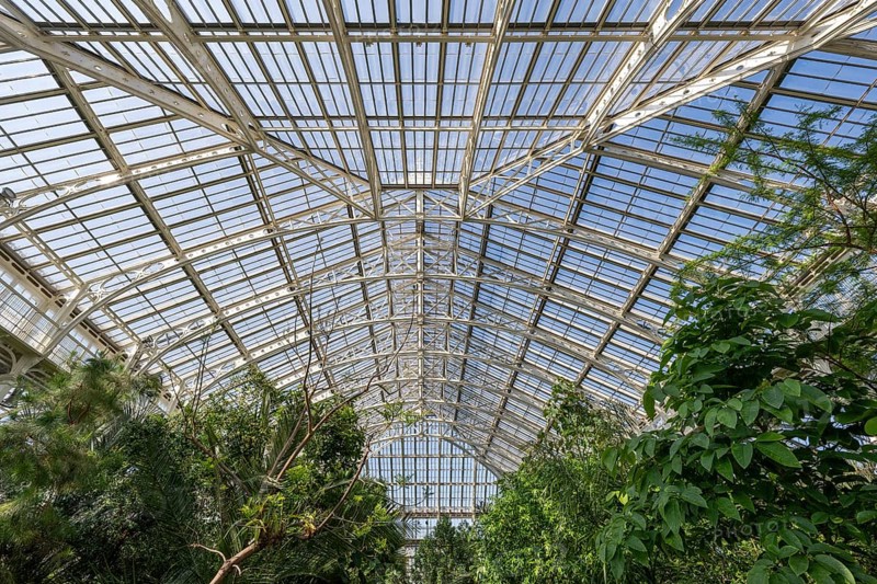 Temperate House, the largest Victorian greenhouse in the world, Royal Botanic Gardens (Kew Gardens), UNESCO World Heritage Site, Kew, Greater London, England, United Kingdom, Europe
