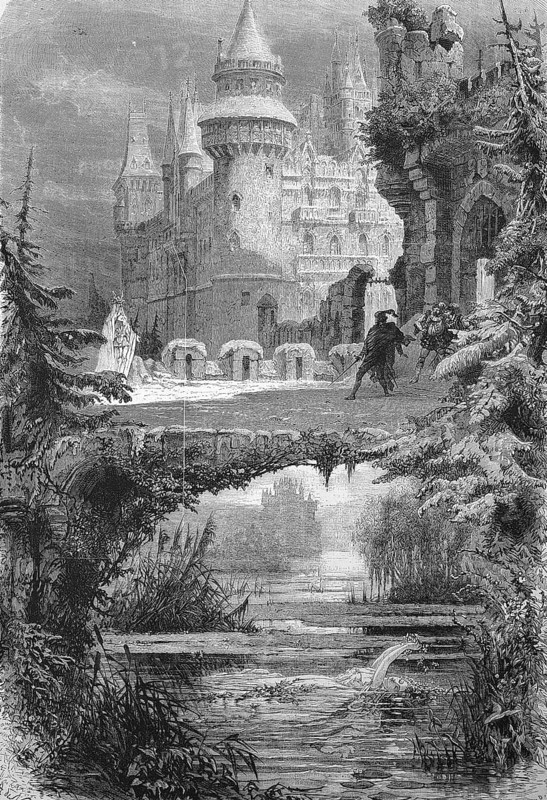 Performance of the opera Hamlet at the Theatre Imperial de lOpera, Paris Opera, 1869, Paris, France, Historical, digitally restored reproduction of a 19th century original, Europe