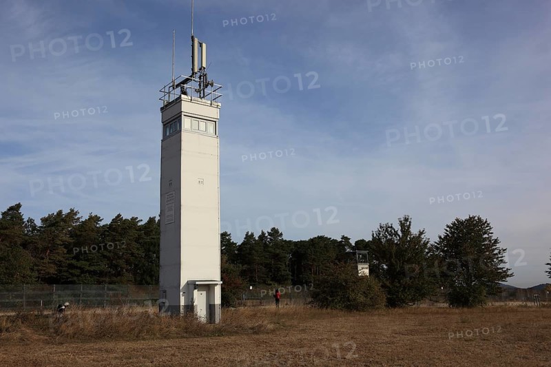 Point Alpha, memorial and meeting place on the road between Geisa (Thuringia) and Rasdorf (Hesse), Germany, Observation Tower, Europe