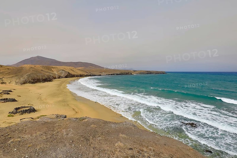 Papagayo Beach in Los Ajaches National Park, Lanzarote, Canary Islands, Spain, Europe