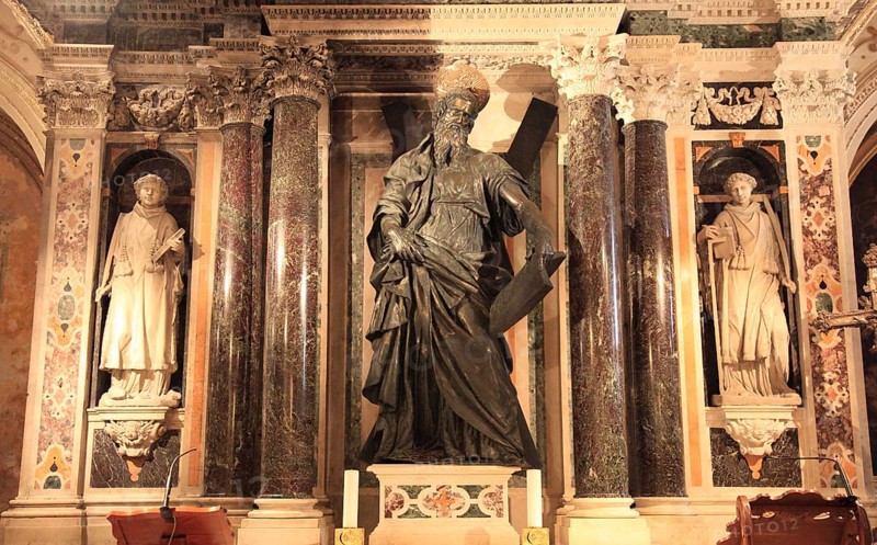 Crypt in the Cathedral Cattedrale di Sant' Andrea, Amalfi, Campania, ItalyAmalfi, Italy, Europe