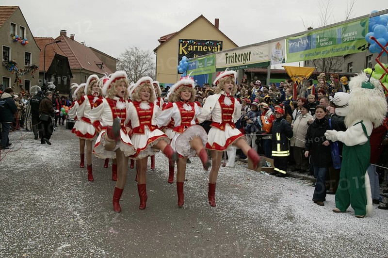Saxony's biggest carnival party in Radeburg. Since 1957, the big parade of over 65 floats has been travelling through the town