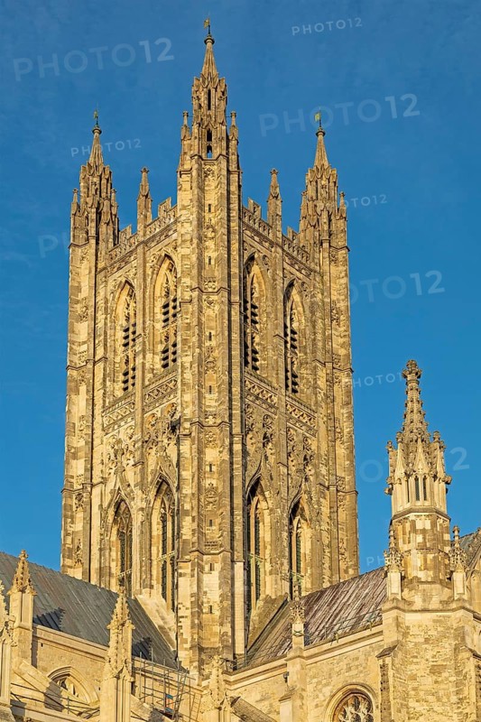 Tower, Cathedral, Canterbury, Kent, England, United Kingdom, Europe