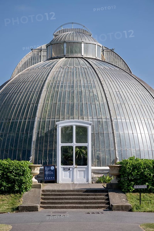 Roof construction, Palm House, oldest Victorian greenhouse in the world, Royal Botanic Gardens (Kew Gardens), UNESCO World Heritage Site, Kew, Greater London, England, Great Britain