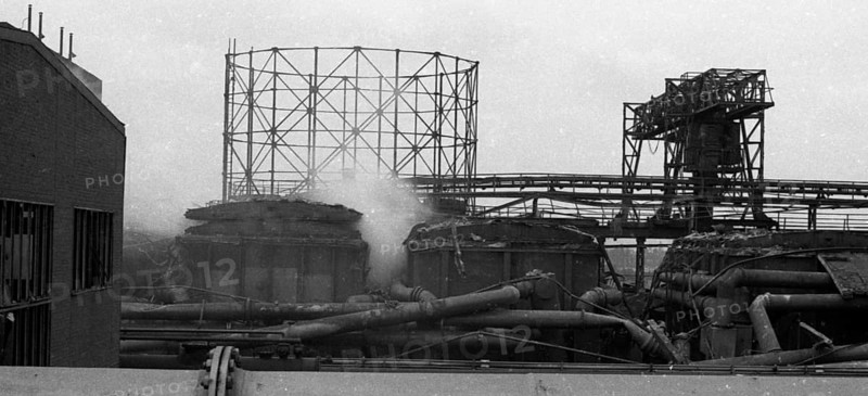 The coking plant of the Gneisenau colliery in Dortmund-Oespel was rocked by an explosion on 17 July 1974. The damage to property was considerable, Germany, Europe