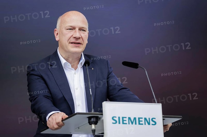 Kai Wegner, CDU, Governing Mayor of Berlin, photographed at the laying of the foundation stone for Siemensstadt Square in Berlin, 25 June 2024