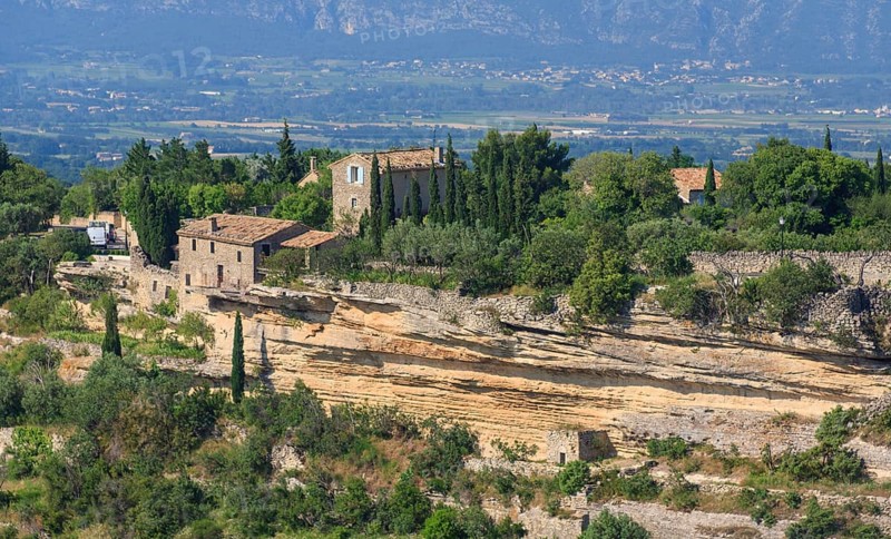 View of the Luberon Regional nature park Park from Gordes, Provence, France, Europe