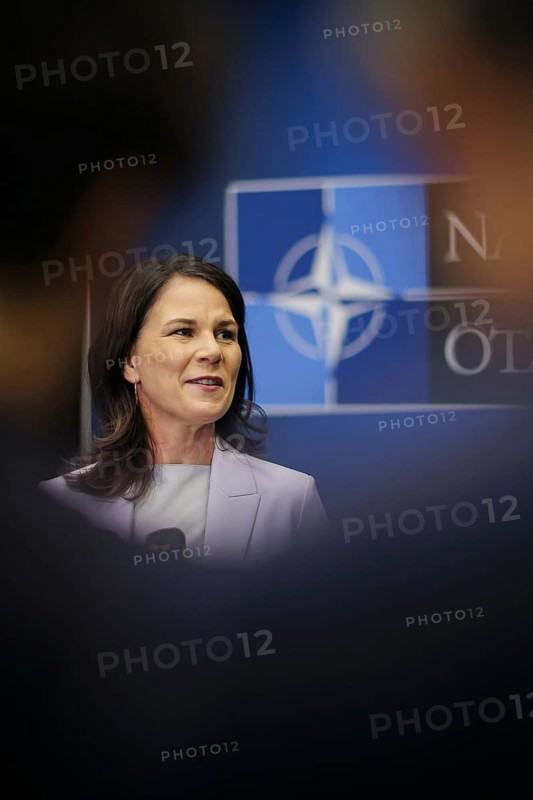 Annalena Bärbock (Alliance 90/The Greens), Federal Foreign Minister, gives a press briefing on the sidelines of the NATO summit in Washington. Washington, 11.07.2024
