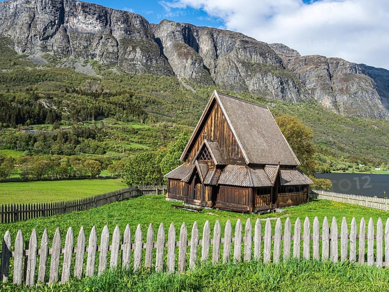 Øye stave church, Valdres region, Norway, Europe