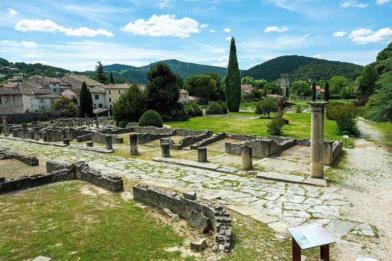 Vaison-la-Romaine. Archaeological site of La Villasse. Vaucluse. Provence-Alpes-Côte d'Azur. France