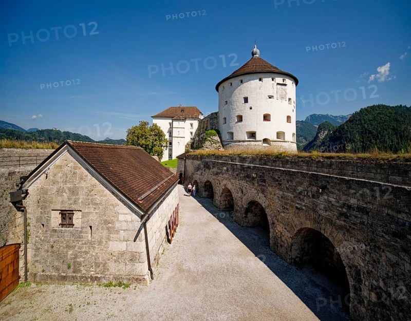 Wallachenbastion, medieval fortress Kufstein with the museum, Kufstein, Tyrol, Austria, Europe