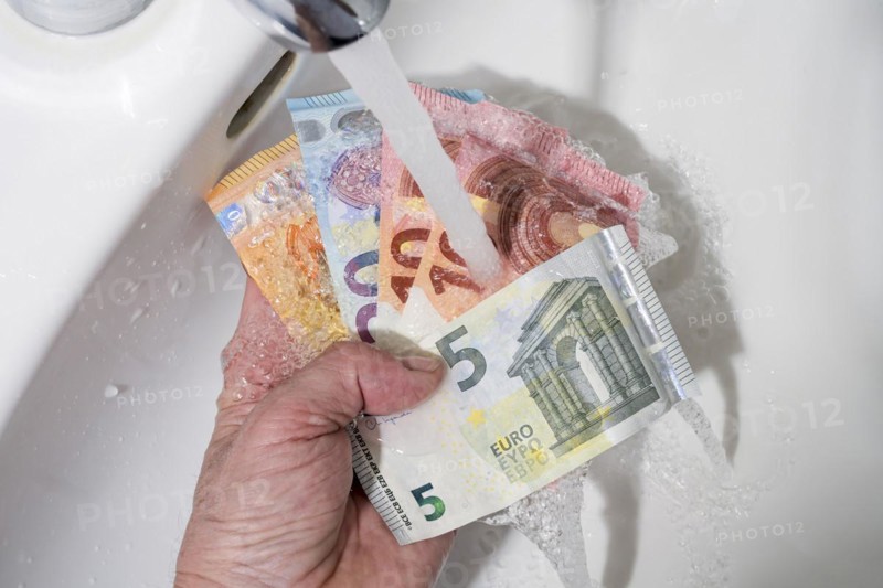 Symbol photo money laundering