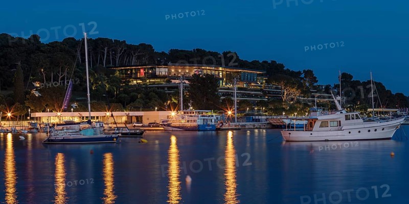 Hotel Lone at the new harbour in the old town, Rovinj, Istria, Croatia, Europe