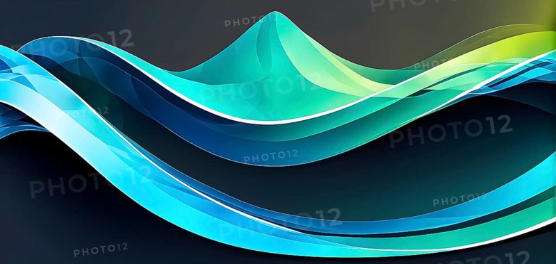 Abstract colorful vector background, color wave design for brochure, website, flyer, AI generated
