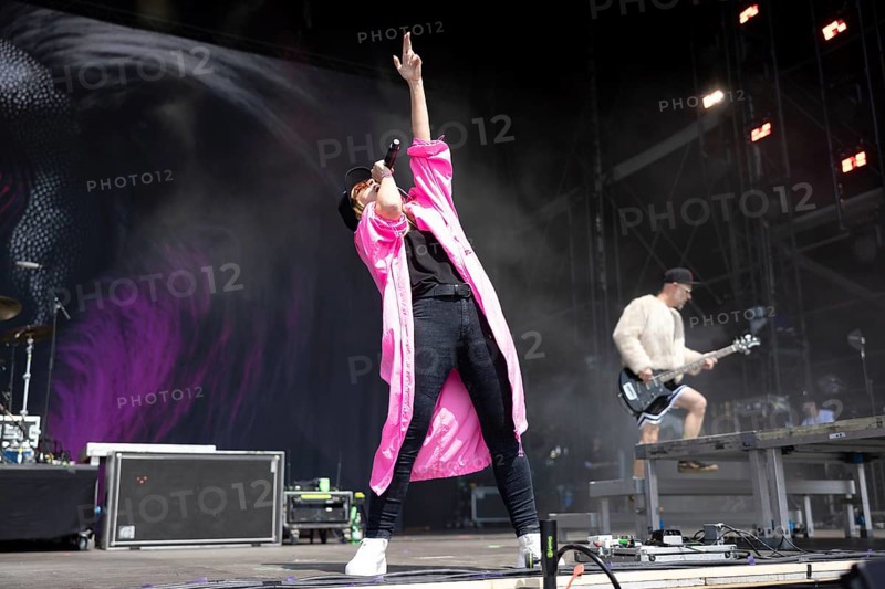 Adenau, Germany, 7 June 2024: Guano Apes with singer Sandra Nasic play at Rock am Ring. The festival takes place at the Nürburgring race track near the town of Adenau from 7 to 9 June 2024, Europe
