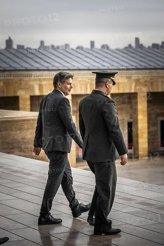 Trip by Federal Minister of Economics and Vice-Chancellor Robert Habeck to Ankara from 25-27 October 2023 Visit to the Atatürk Mausoleum on 26 October 2023, Ankara, Turkey, Asia
