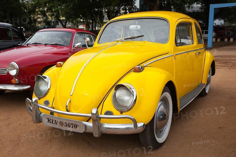 CHENNAI, INDIA, JULY 24: Volkswagen Type 1 (Volkswagen Beetle) (Volkswagen Bug) (retro vintage car) on Heritage Car Rally 2011 of Madras Heritage Motoring Club at Egmore on July 24, 2011 in Chennai, India, Asia