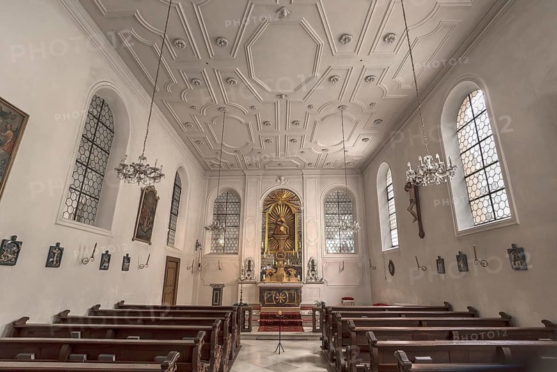 Interior of the Church of Our Lady, Schrobenhausen, Upper Bavaria, Germany, Europe