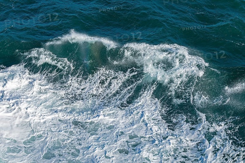Sea spray, sea, North Sea, near Dover, Kent, England, Great Britain