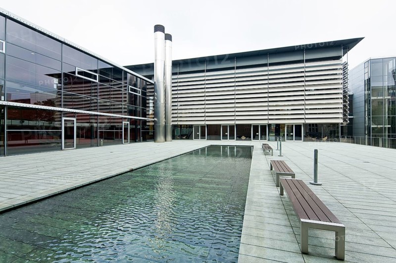 Saxon State Parliament, inner courtyard