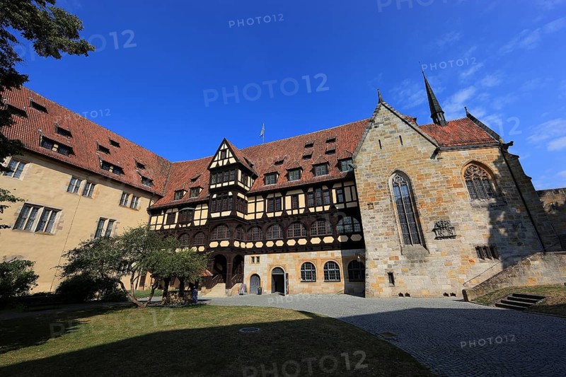 Luther Chapel and Fürstenbau of Veste Coburg, Coburg, Upper Franconia, Bavaria, Germany, Europe